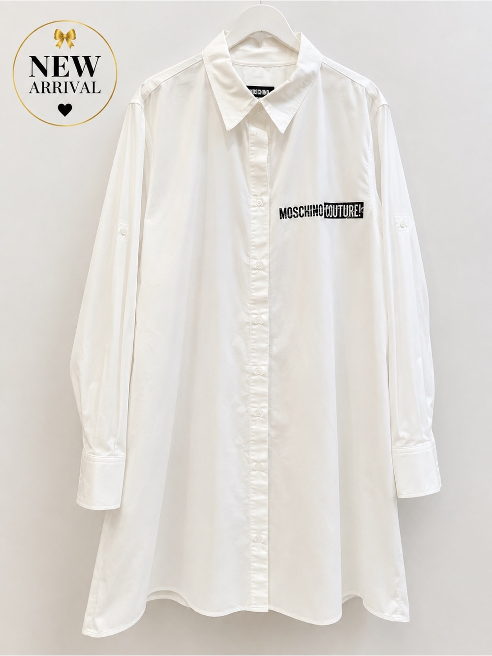 🤍 Women’s White Oversized Shirt Dress 🤍